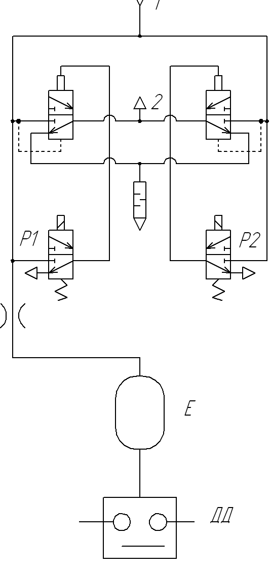 пневмосхема 3МПМ (У71)